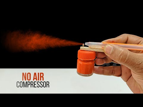 Amazing air paint spray gun | DIY paint sprayer without compressor