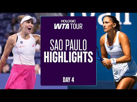 Haddad Maia, Zarazua and Udvardy reach quarterfinals in Sao Paulo | WTA Match Highlights