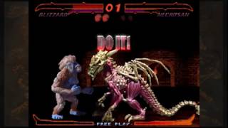 Primal Rage 2:  Blizzard, Restored Fatalities