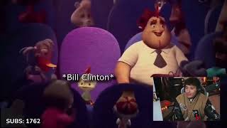 BILL CLINTON AL ENTERARSE