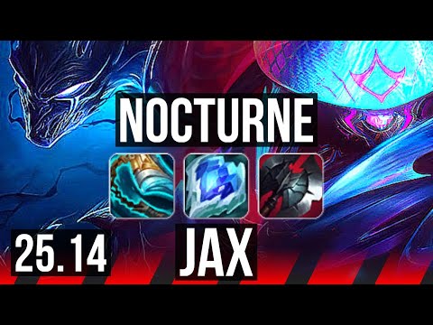 NOCTURNE vs JAX (TOP) | EUW Diamond | 25.14