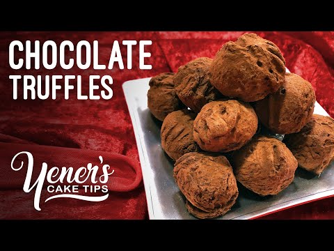 How to Make CHOCOLATE TRUFFLES Tutorial | Yeners Cake Tips with Serdar Yener from Yeners Way