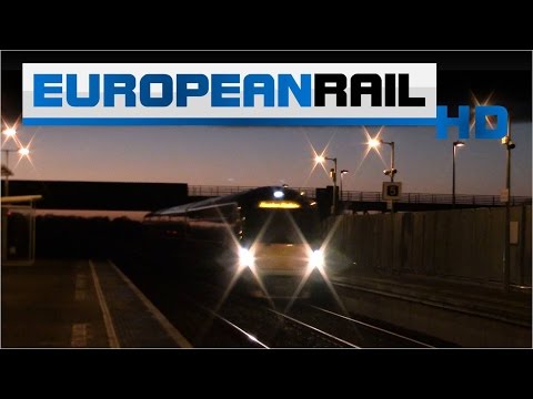 Iarnród Éireann Irish Rail ICR 22000 DMU passes Adamstown Station