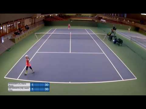 U14 Cat. 1 Stockholm - R3 - (1)Diana Shnaider (RUS) vs. (16)Laura Hietaranta (FIN)