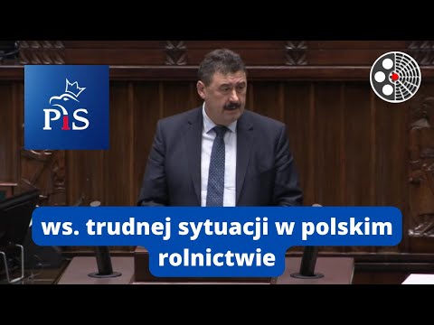 Ryszard Bartosik o wsparciu dla rolników w obliczu kryzysu