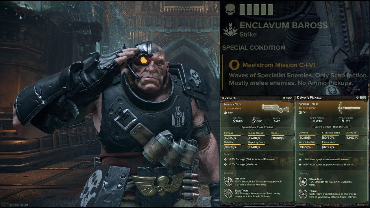 Darktide Ogryn Auric Maelstrom C I VI Throneside new loadout