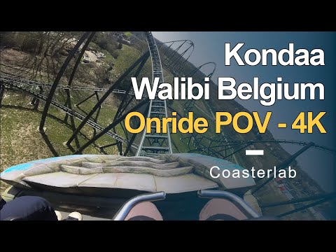 Kondaa front seat onride POV 4K | Walibi Belgium 2023