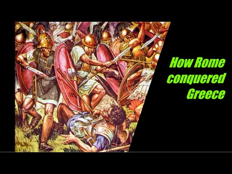 How did Rome conquer Greece?