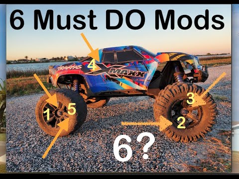 The 6 most important mods that you must do to make your Xmaxx the ultimate basher!