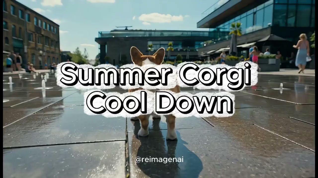 Summer Corgi Cool Down video thumbnail