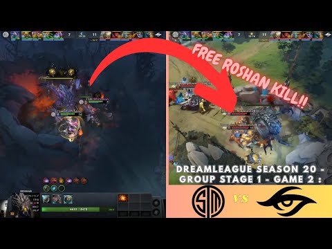 More Carefully About Timing Roshan!! Game 2 Team Secret vs TSM - DreamLeague Season 20 Group Stage 1