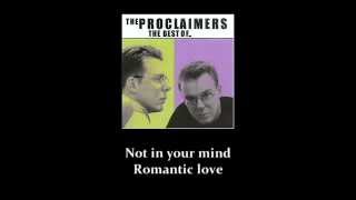 The Proclaimers - When You&#39;re in Love (LYRICS)