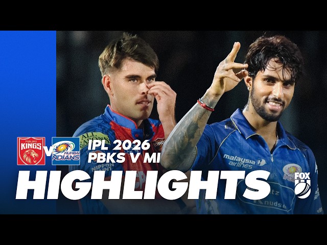 Punjab Kings v Mumbai Indians I Full Match Highlights I Match 58 I IPL 2026 I Fox Cricket