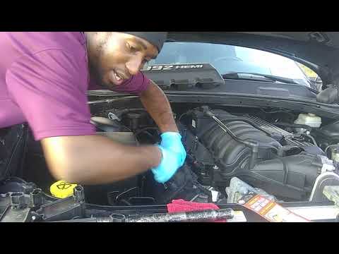 How to change spark plugs and coil packs on a Dodge Challenger SRT8