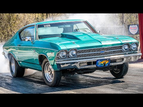 Old School -vs- New School Muscle Cars Drag Racing