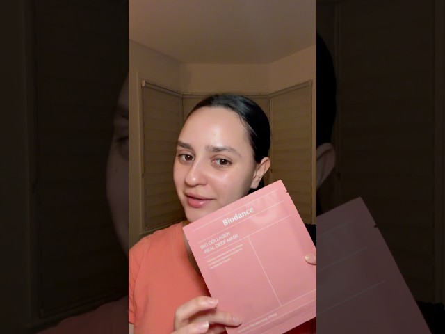 Vídeo relacionado con BIODANCE Mascarilla Rejuvenecedora de Caviar PDRN: Mascarilla Facial de Hidrogel Nocturna, Efecto Reafirmante e Iluminador, Cuidado de la Piel Coreano, 4 unidades x 34g