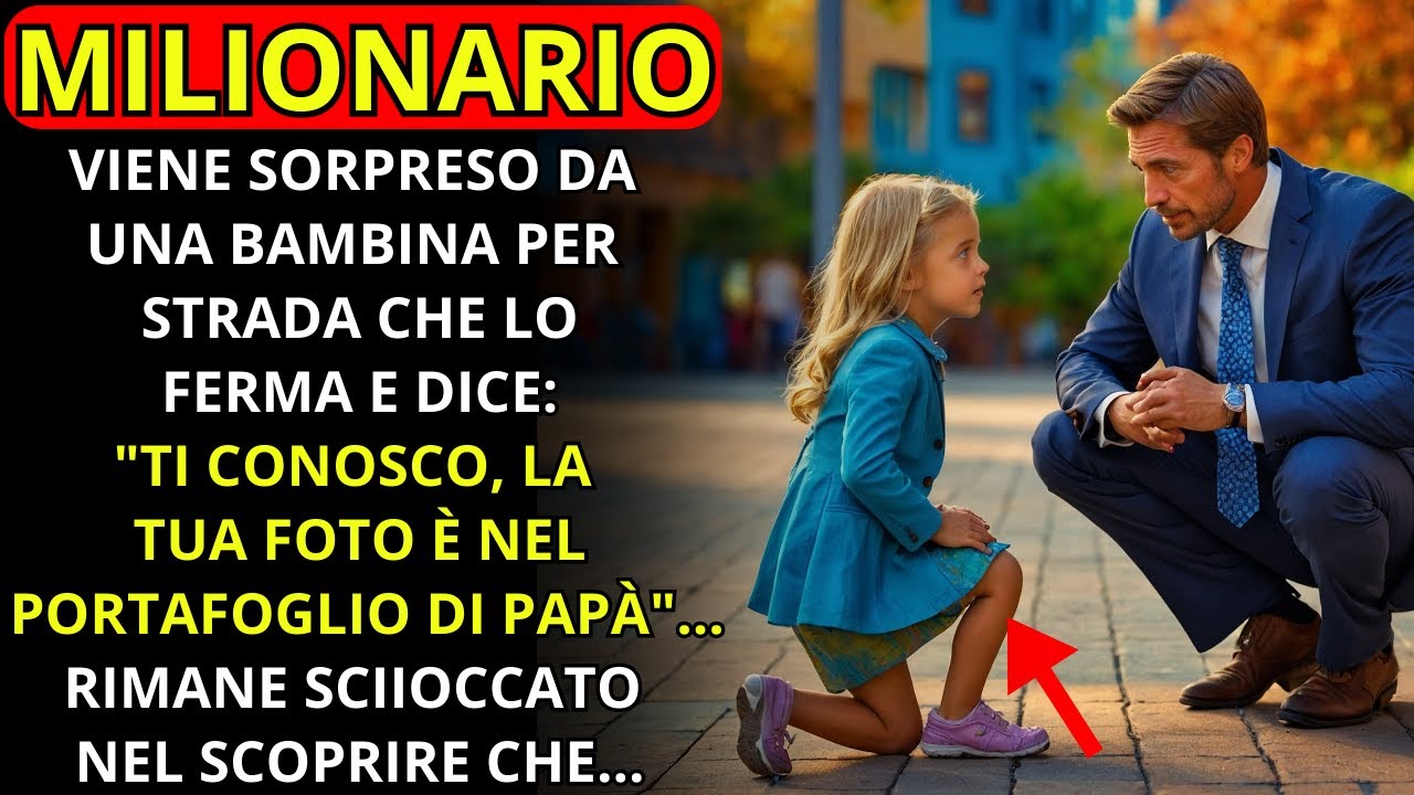 UNA BAMBINA DICE "TI CONOSCO, LA TUA FOTO È NEL PORTAFOGLIO DI PAPÀ" A UN MILIONARIO...