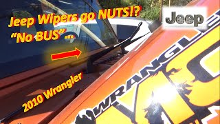 Wrangler Wipers & Cluster go NUTS!! (Jeep "No BUS"...CAN we fix it?)