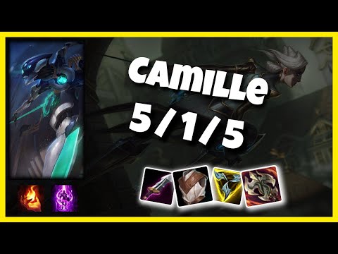 Camille vs Gnar 11.1 Top Lane S11 Challenger Gameplay (5/1/5) - BR