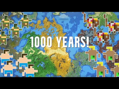 4 Fantasy Races Wage War For 1000 Years On A MASSIVE Map - WorldBox