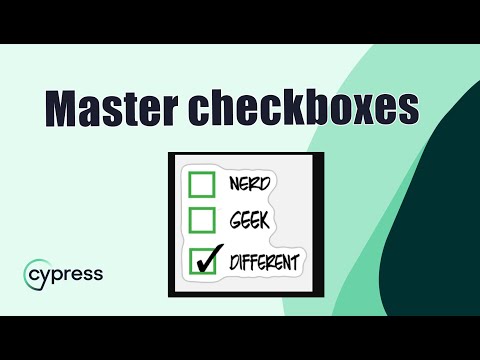 Mastering Checkboxes with Cypress: A Comprehensive Guide to Advanced UI Testing Techniques