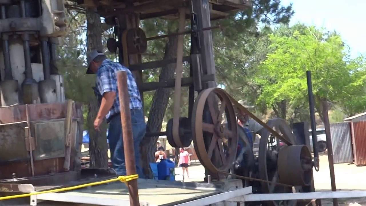 Gold Mining Stamp Mill Demonstration