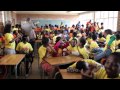 Wynton teaching the "Second Line" at Teboho Trust School - South Africa