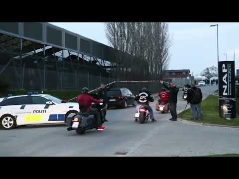 Hells Angels holdt fest – og politiet kiggede med