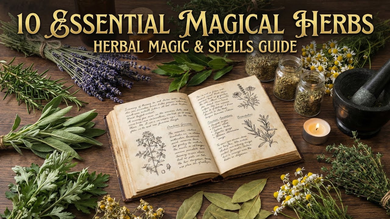 10 Essential Magical Herbs for Witchcraft 🌿 | Herbal Magic & Spells Guide