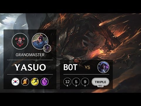 Yasuo Bot vs Kai'Sa - KR Grandmaster Patch 9.15