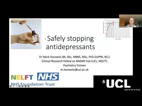 PAPIG July 2023 - Coming off antidepressants safely and the importance of tapering