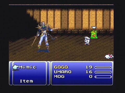 SNES Final Fantasy III/VI - NMLLG (127) Boss Magic Master (with Gogo and Umaro)