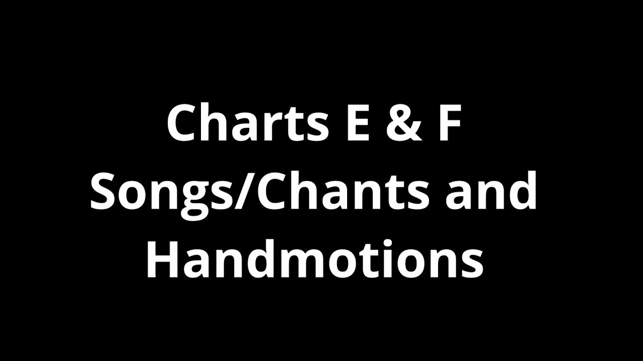 CC Essentials - Charts E & F Memory Helps