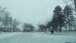 preview picture of video 'Driving in Malton, Mississauga on Snowy Day 2nd Feb 2015 - 2'