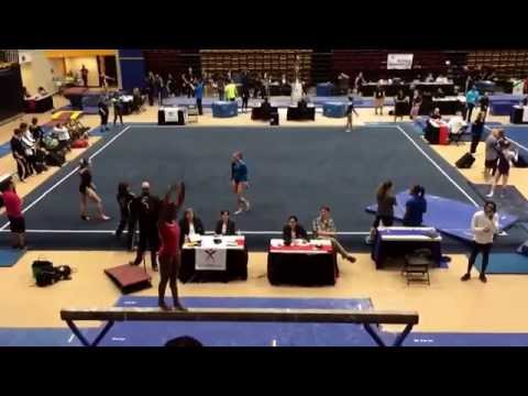 Darian Burns Gymnast 2016 !Level 10  Regional Championships 2014 Beam!!