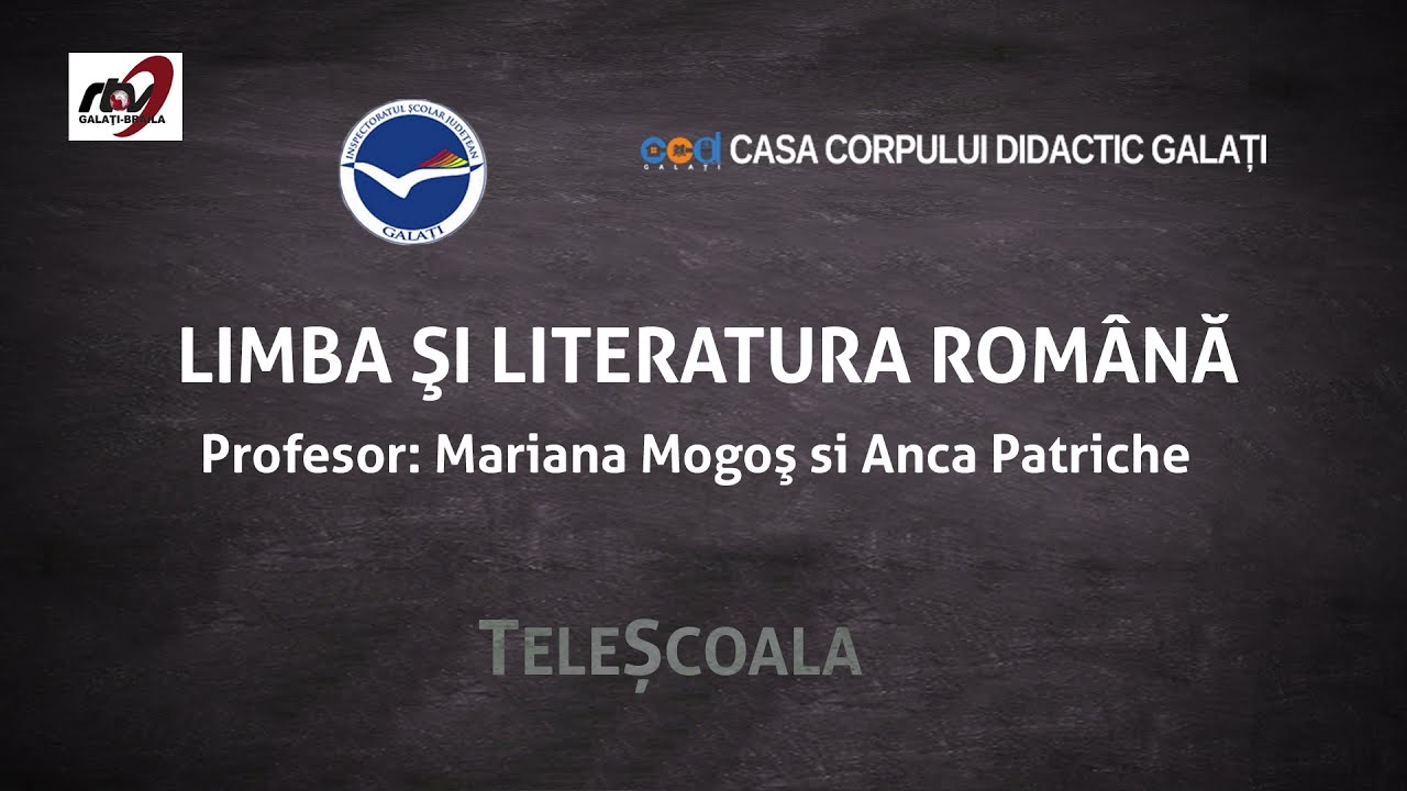 Limba Român? - Clasa a 8-a - Recapitulare ini?ial?