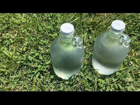 How to make Sun Charge water & my personal experience drinking it.