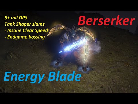 [Path Of Exile] Energy Blade Berserker Guide 3.18 Sentinel Updated