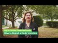 Code Enforcement How To Report A Violation