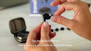 Energy Sistem How do I change the ear tips for my earphones? - ¿Cómo cambio las almohadillas de mis earphones? anuncio