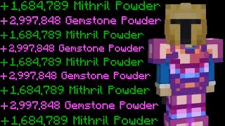 How To Get All Types Of Powder FAST In Hypixel Skyblock