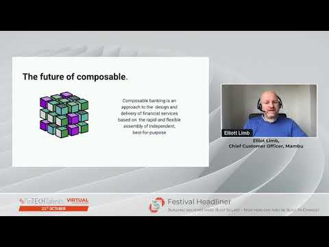 FTT Building Societies - Opening Keynote - Elliot Limb, Chief Customer Officer, Mambu