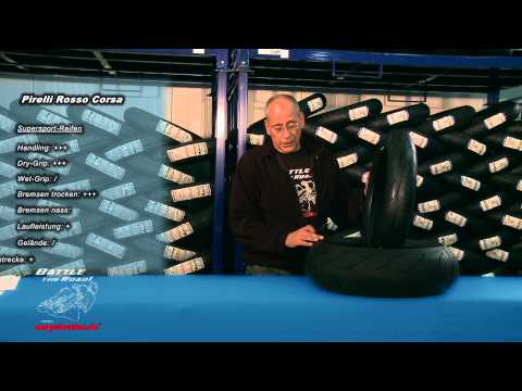 Produkterklärung Pirelli Rosso Corsa durch Mopedreifen.de