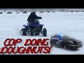Cool Cop Doing Donuts!!