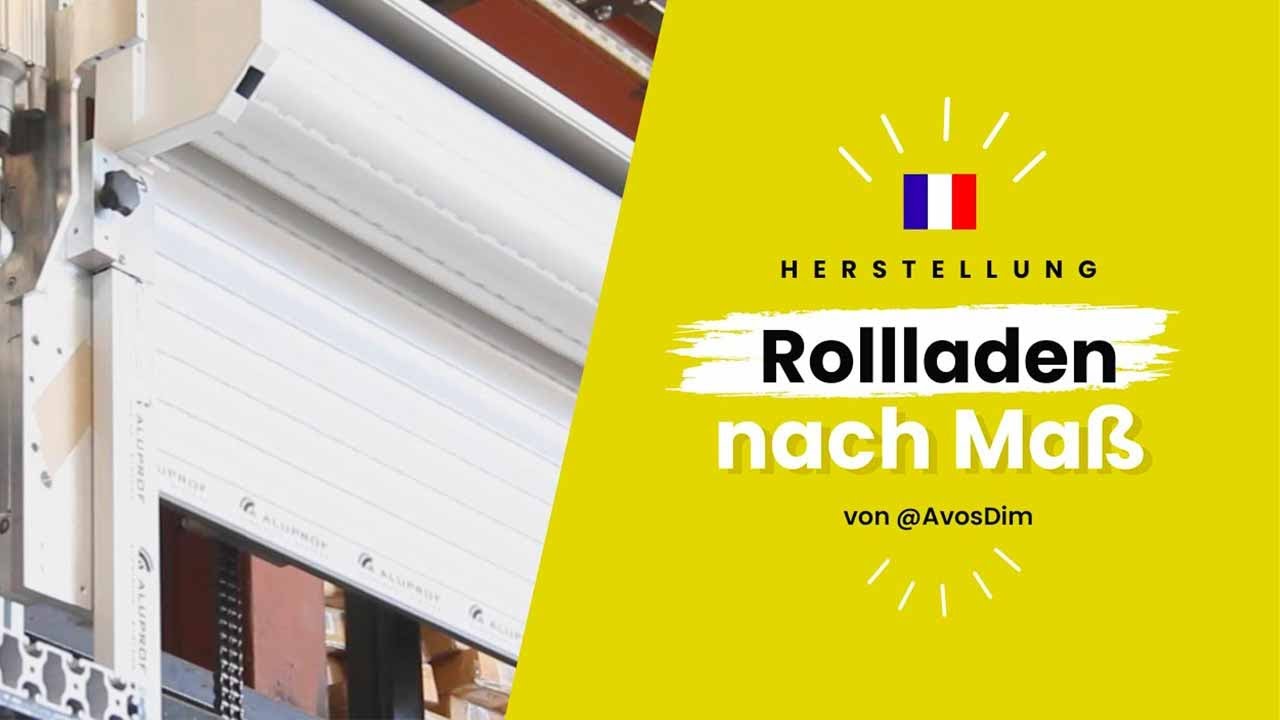 So werden unsere Rollläden hergestellt