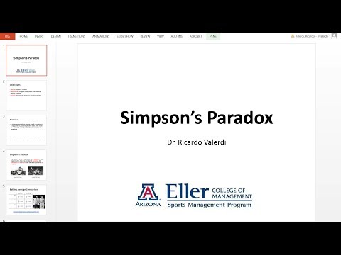 Simpson's Paradox thumbnail