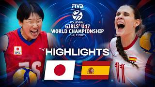 Japan 🇯🇵 vs. Spain 🇪🇸 - Highlights | Pool Play | Girls' U17 World Championship 2026
