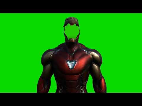 Iron Man suit up Scene on Green Screen