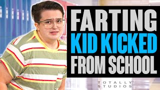 FARTING KID Kicked Out of School Crazy Ending