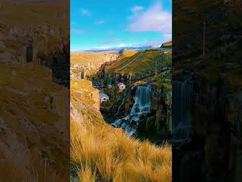 Catarata de K'akeni, un tesoro escondido entre los Andes de Carabaya, Puno. 🌿💦